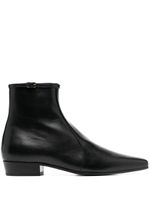 Saint Laurent bottines pointues à boucles - Noir - thumbnail