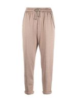 Brunello Cucinelli pantalon à coupe fuselée en coton mélangé - Tons neutres