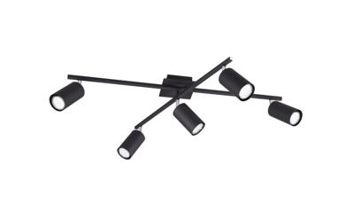 Trio PlafondspotsMarley 5-lichts mat zwart - 612400532
