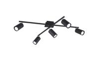 Trio PlafondspotsMarley 5-lichts mat zwart - 612400532