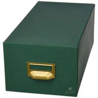 Vulbare opbergkest Mariola Groen Karton 18 x 12,5 x 35 cm