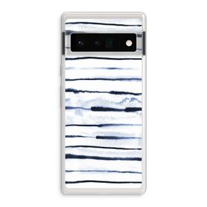 Ink Stripes: Google Pixel 6 Pro Transparant Hoesje