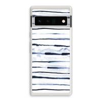 Ink Stripes: Google Pixel 6 Pro Transparant Hoesje