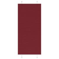 Pliss rolgordijn 90x200 cm stofbreedte 89,4 cm bordeauxrood