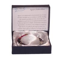 Halfedelstenen Armband in Geschenkdoos Agaat Chakra Kleur