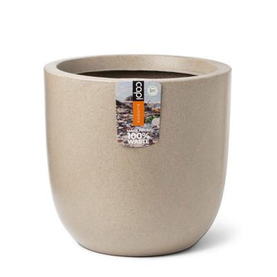 Pot bol Waste Smooth H34 cm terrazzo beige - Capi europe