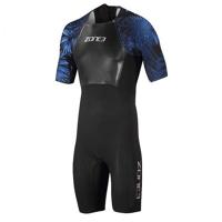 Zone3 Tropical palm swimskin korte mouw heren