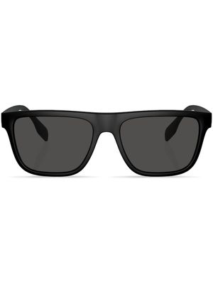 Burberry Eyewear lunettes de soleil carrées à logo imprimé - Noir