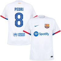 FC Barcelona Shirt Uit 2023-2024 + Pedri 8 (Cup Style)