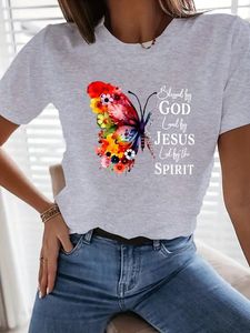 Casual Regular Fit Text Letters Cotton T-Shirt