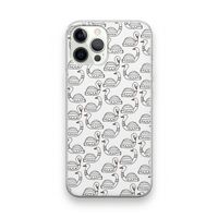 Zwanen: iPhone 12 Pro Transparant Hoesje
