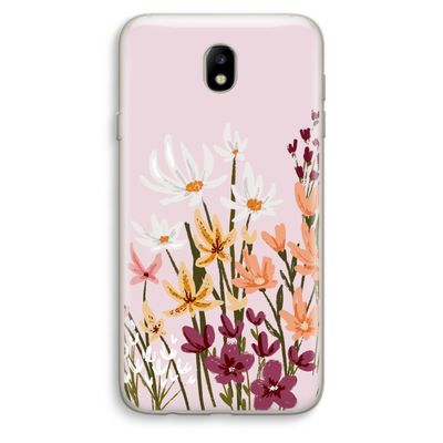 Painted wildflowers: Samsung Galaxy J7 (2017) Transparant Hoesje