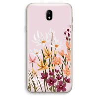 Painted wildflowers: Samsung Galaxy J7 (2017) Transparant Hoesje