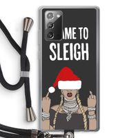 Came To Sleigh: Samsung Galaxy Note 20 / Note 20 5G Transparant Hoesje met koord