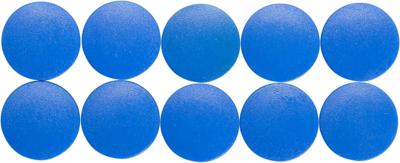 Maul Solid whiteboard magneet 600gr 10 stuks blauw