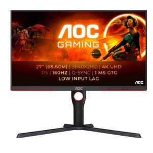 AOC G3 U27G3X/BK computer monitor 68,6 cm (27") 3840 x 2160 Pixels 4K Ultra HD LED Zwart, Rood