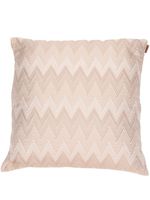 Missoni Home coussin à motif zigzag - Tons neutres - thumbnail