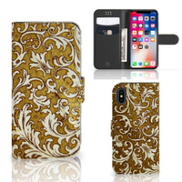 Wallet Case Apple iPhone X | Xs Barok Goud - thumbnail