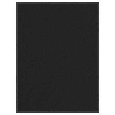 Deurmat 80x120 cm zwart