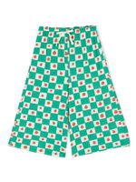 Bobo Choses short à motif en jacquard - Vert
