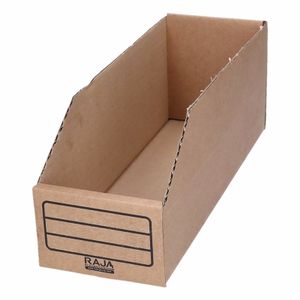 Sorteer/Opslag bakje 10 x 30 cm van karton   -