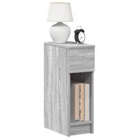 Nachtkastje met lade 20x36x60 cm grijs sonoma eikenkleurig