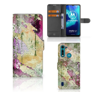 Hoesje Motorola G8 Power Lite Letter Painting