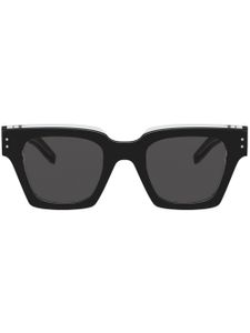 Dolce & Gabbana Eyewear lunettes de soleil d'inspiration wayfarer - Noir