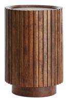 Light & Living Ronde Bijzettafel 'Kiyose' Acaciahout, 33cm, kleur Bruin