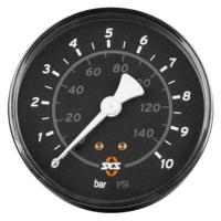 Sks Pompd manometer 80mm 10 bar zw