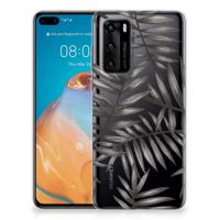 Huawei P40 | TPU Case | Leaves Grey