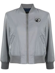 SPORT b. by agnès b. veste bomber zippée Dino Badge - Gris