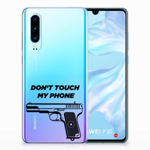 Huawei P30 Silicone-hoesje Pistol DTMP