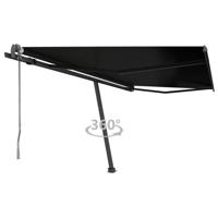 Luifel vrijstaand automatisch 400x350 cm antracietkleurig
