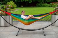 Hangmat met Standaard Tweepersoons 'Arc & Mexico' Rainbow - Veelkleurig - Tropilex ®