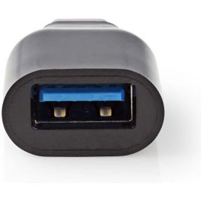 USB 3.0-Adapter | Type-C Male - A Female | Zwart