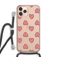 Ondersteboven verliefd: iPhone 11 Pro Transparant Hoesje met koord Ondersteboven verliefd: iPhone 11 Pro Transparant Hoesje met koord