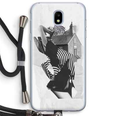House: Samsung Galaxy J5 (2017) Transparant Hoesje met koord