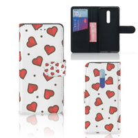 Xiaomi Mi 9T Pro Telefoon Hoesje Hearts - thumbnail