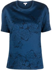 Versace Pre-Owned t-shirt en coton à fleurs (années 2000) - Bleu