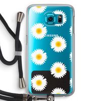 Margrietjes: Samsung Galaxy S6 Transparant Hoesje met koord