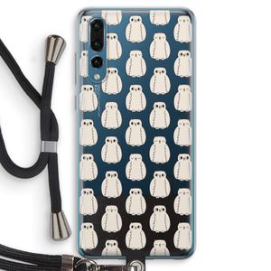 Uilen: Huawei P20 Pro Transparant Hoesje met koord