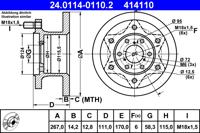 ATE Remschijven 24.0114-0110.2 - thumbnail