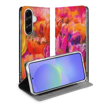 Bookcase Hoesje Samsung Galaxy A37 Tulips