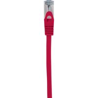 Renkforce RF-5043976 RJ45 Netwerkkabel, patchkabel CAT 6A S/FTP 0.15 m Rood Vlambestendig 1 stuk(s) - thumbnail