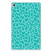Lenovo Tab M10 Plus (3e generatie) Tablethoes Cracks Blue Lenovo Tab M10 Plus (3e generatie) Tablethoes Cracks Blue