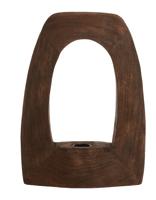 Light & Living Tafellamp 'Carini' Mangohout, 35cm, kleur Bruin