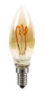 LED kaarslamp 2200K 135 lumen E14 3W glas dimbaar