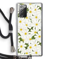 Summer Daisies: Samsung Galaxy Note 20 / Note 20 5G Transparant Hoesje met koord