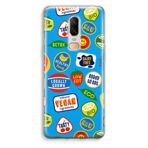 Fruitsticker: OnePlus 6 Transparant Hoesje